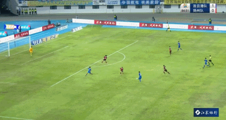 连云港队1-0扬州队，张骋一击制胜